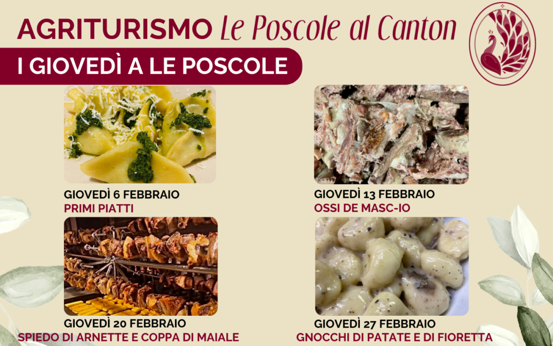Febbraio 2025: Giovedì a Le Poscole