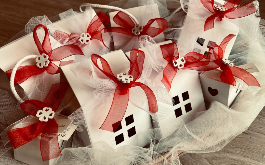 Bomboniere per battesimo, comunione, cresima, matrimonio, anniversario e laurea