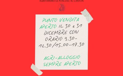 AGRITURISMO, AGRIALLOGGIO E PUNTO VENDITA