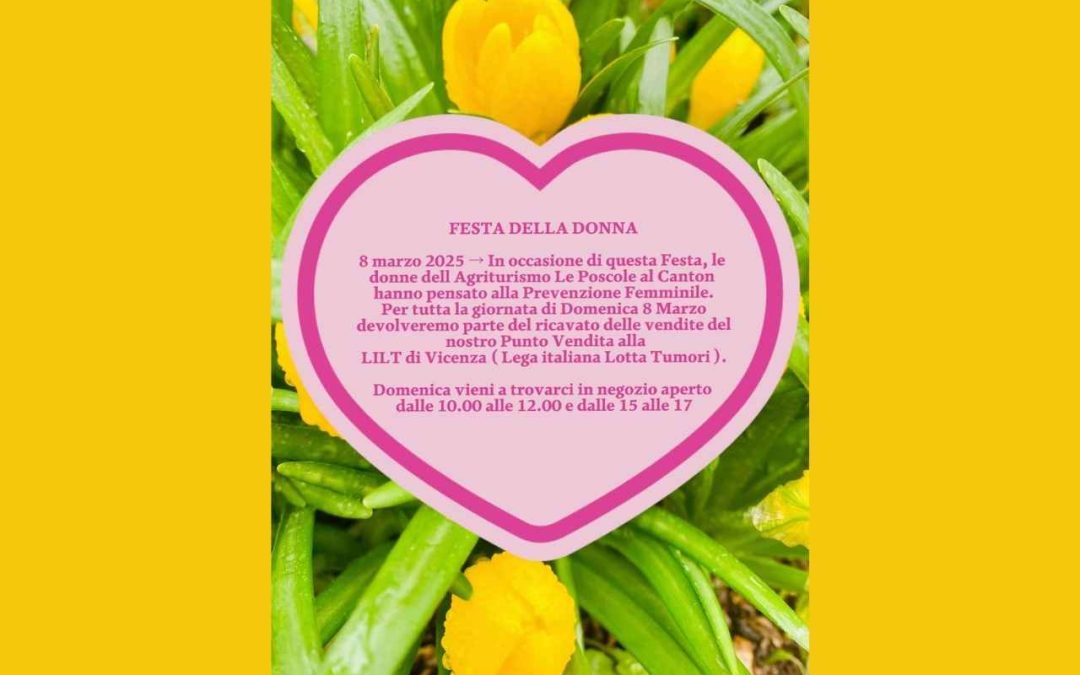 8 Marzo 2026: l’Anima della nostra terra è soprattutto Donna