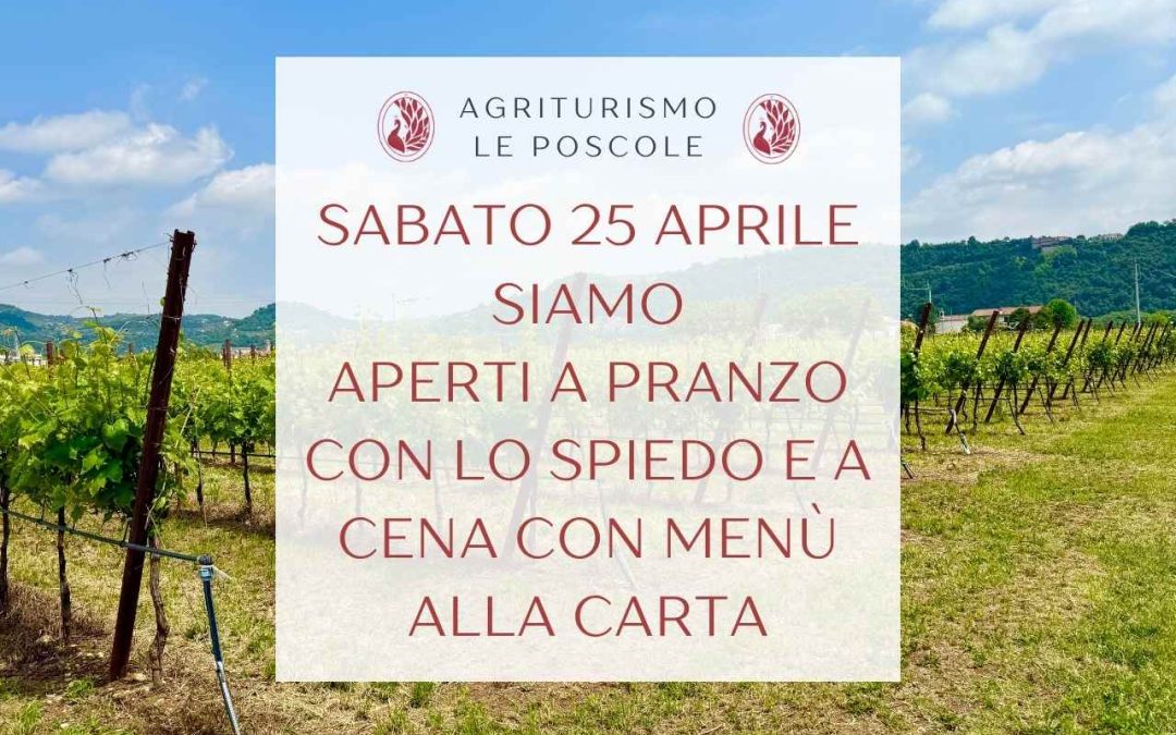 Aperture Straordinarie Agriturismo Le Poscole al Canton