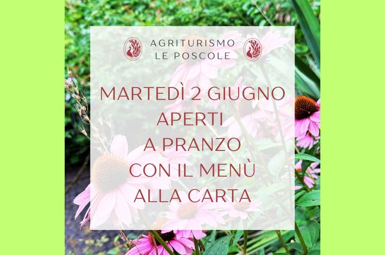 Festeggiare il 2 Giugno all’Agriturismo: Gusti nella Natura