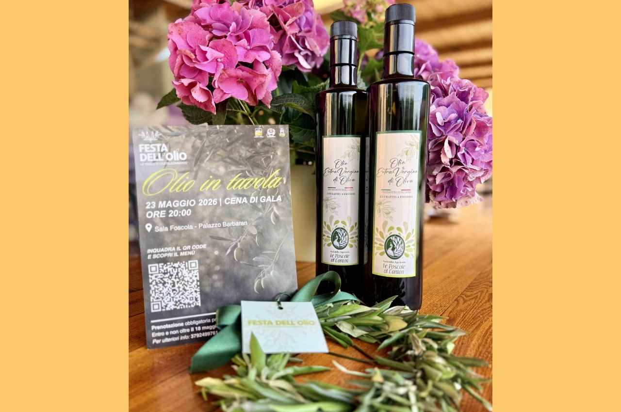 Festa dell’Olio a Castelgomberto : Sabato 23 Maggio Cena di Gala alla Sala Foscola di  Palazzo Barbaran
